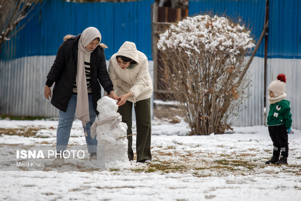 بارش برف در تهران