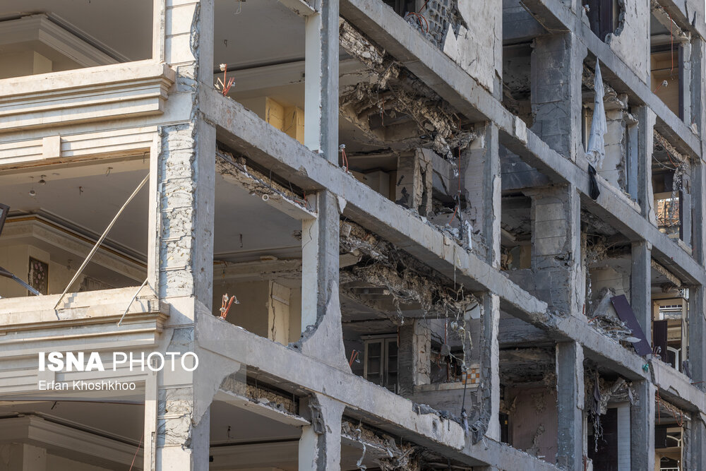 منازل مسکونی خسارت دیده منطقه ۴ تهران در جنگ تحمیلی ۱۲ روزه