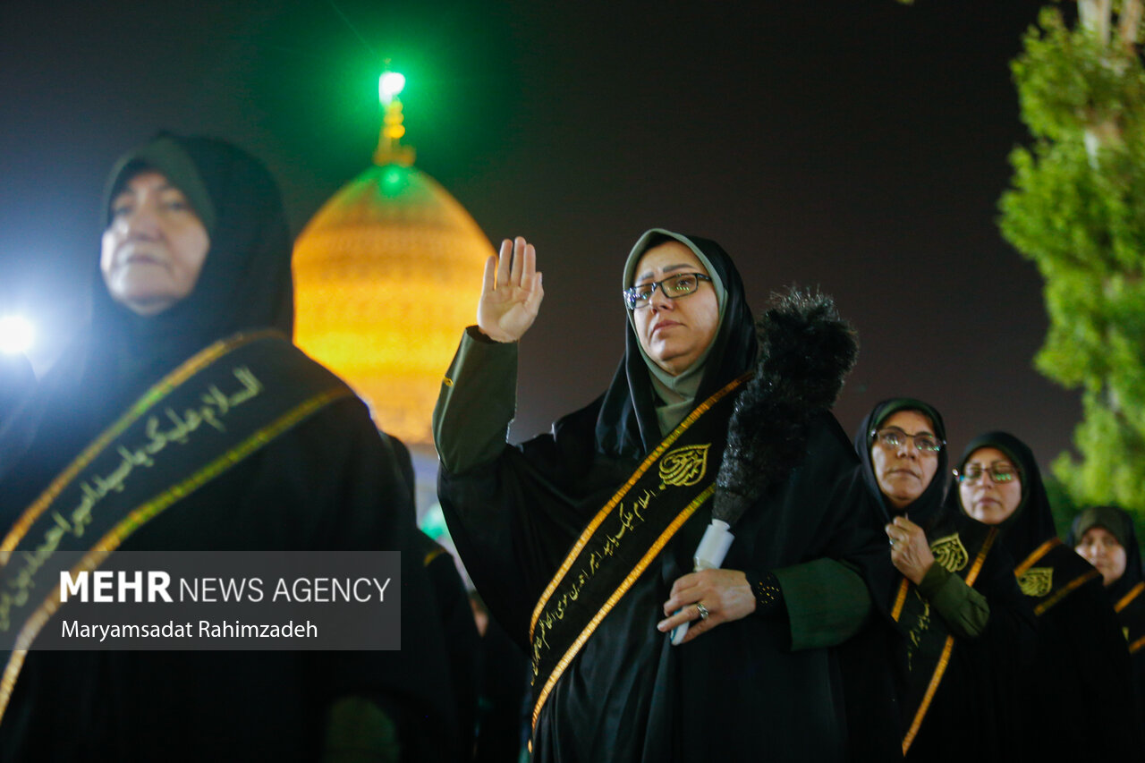 لاله گردانی در حرم شاهچراغ 