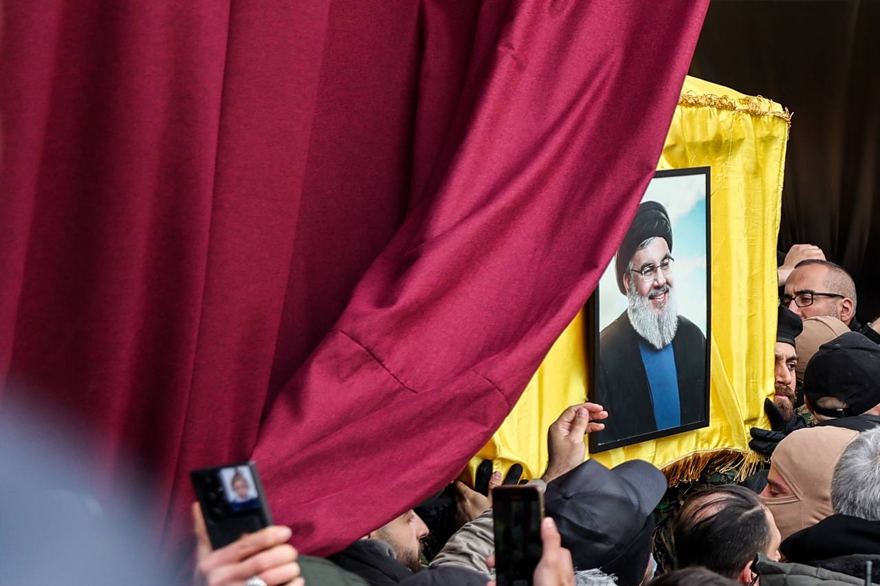 حضور قالیباف در مراسم تشییع پیکر رهبران شهید مقاومت