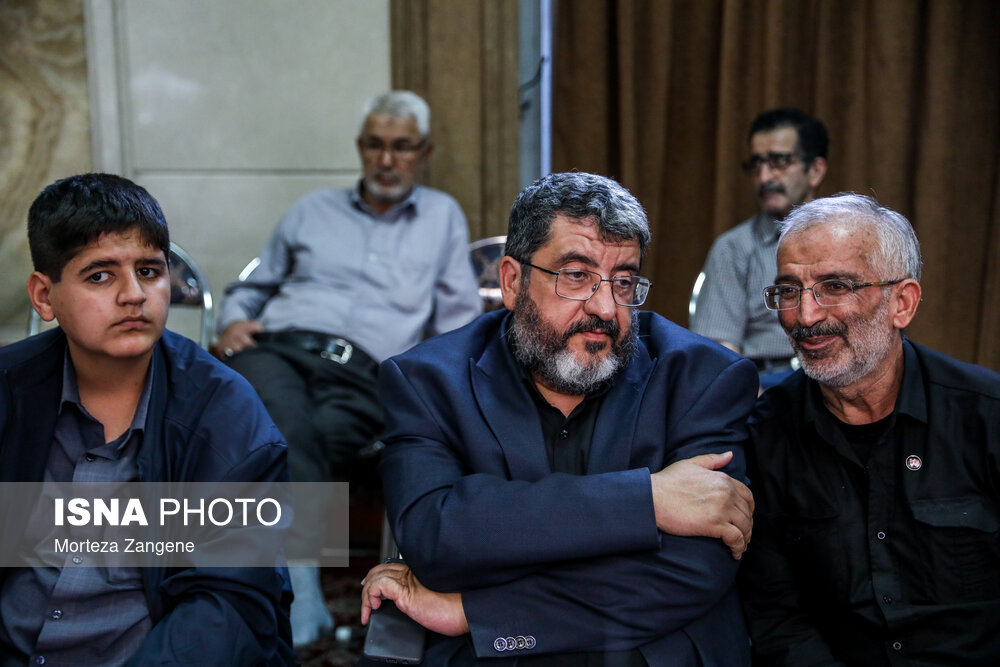 مراسم سالگرد شهادت اسماعیل هنیه و چهلم سردار ایزدی