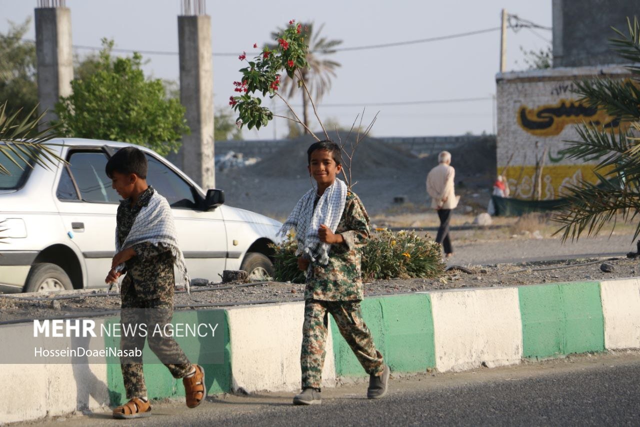  راهپیمایی عزاداران توکهور و هشتبندی در سوگ امام صادق(ع)