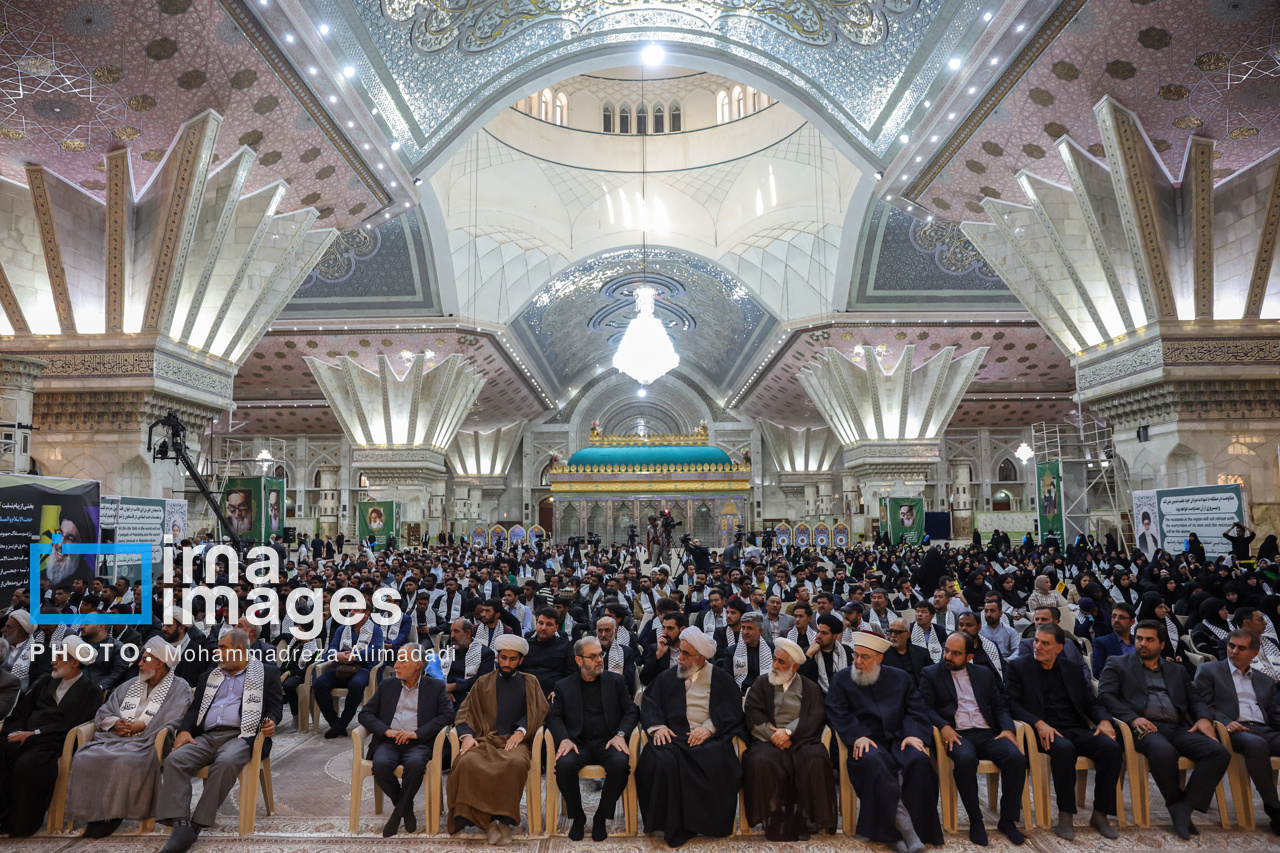 اربعین شهادت سید حسن نصرالله در حرم مطهر امام (ره)