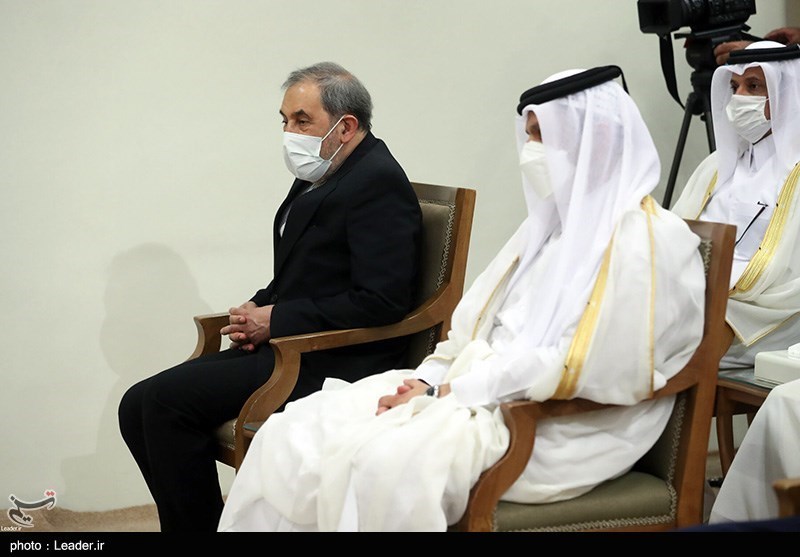 دیدار امیر قطر با رهبر معظم انقلاب اسلامی