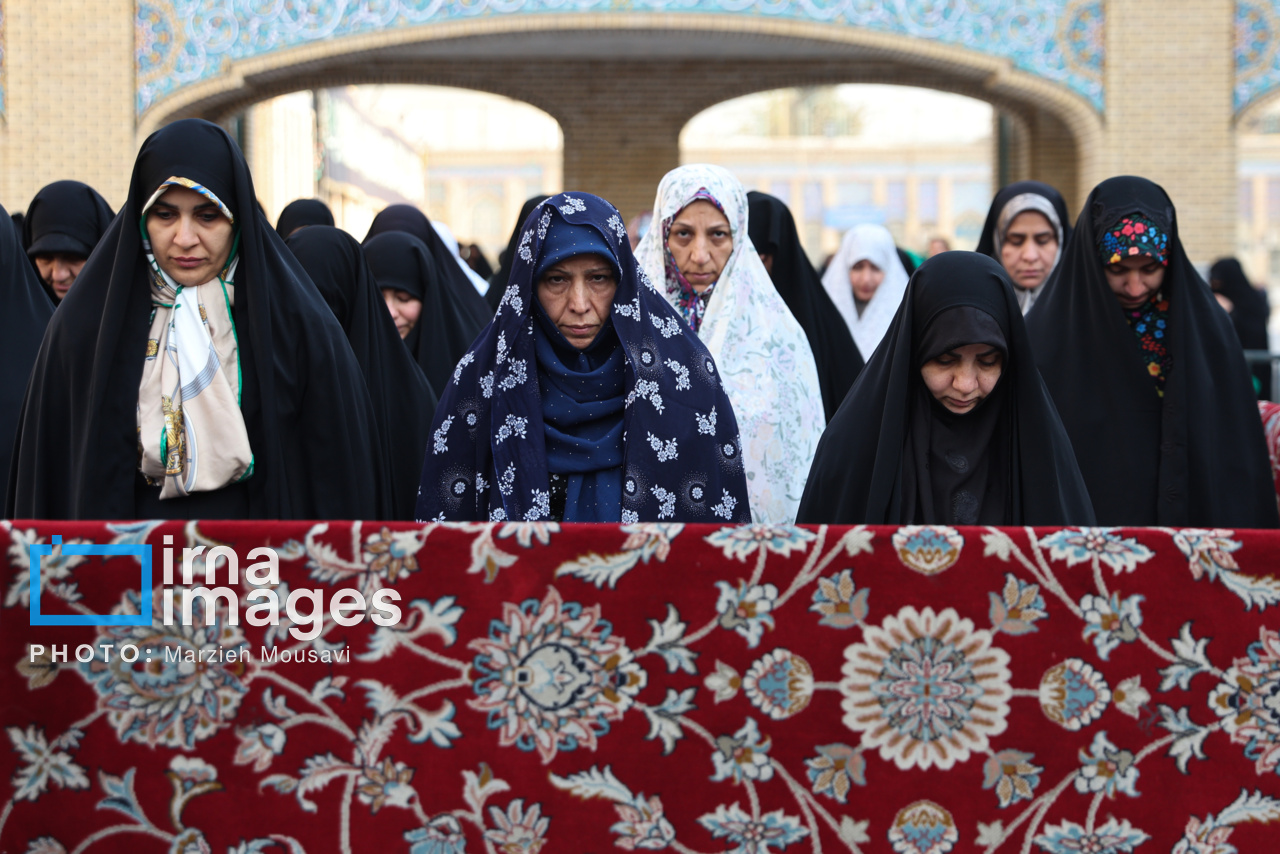  اقامه نماز باران حرم حضرت عبدالعظیم حسنی (ع)