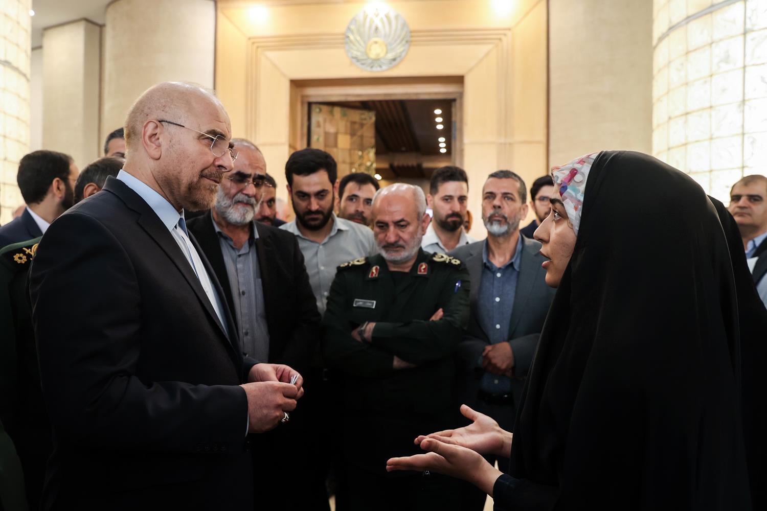 حضور قالیباف در کنگره بزرگداشت شهدای سازمان حفاظت اطلاعات سپاه