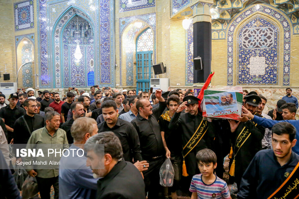 تشییع و تدفین پیکر شهید میثم سلگی