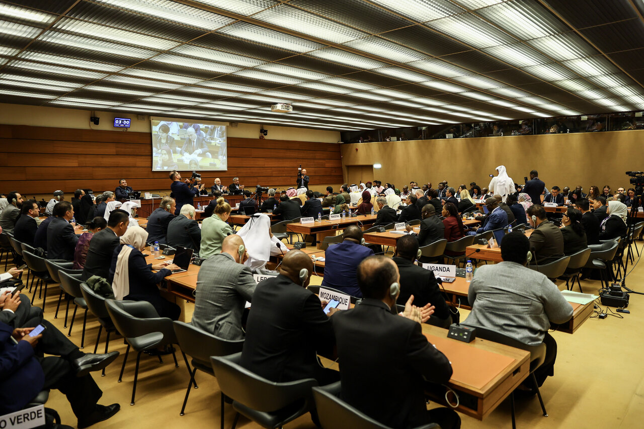 قالیباف در نشست پایبندی به حقوق بین‌الملل در ژنو