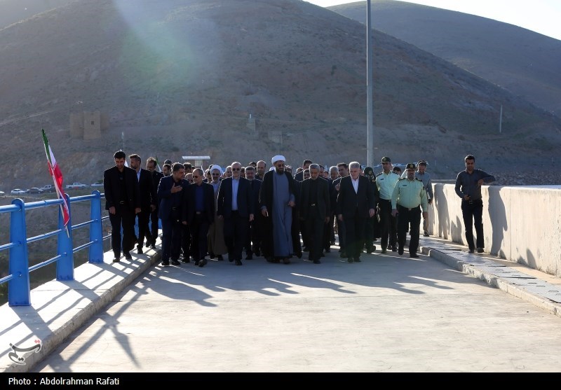  آئین شکرگزاری سرریز شدن سد اکباتان همدان