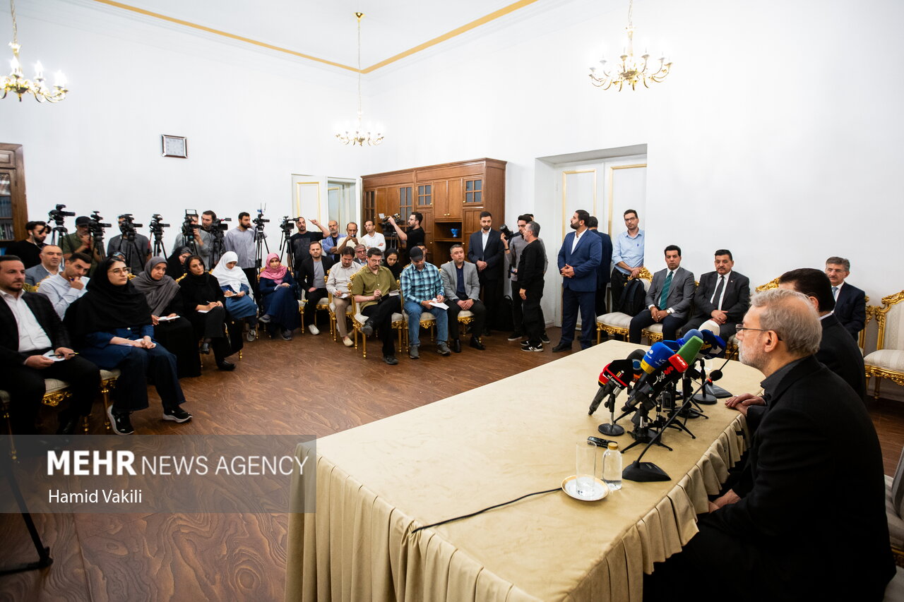 دیدار علی لاریجانی با مشاور امنیت ملی جمهوری عراق