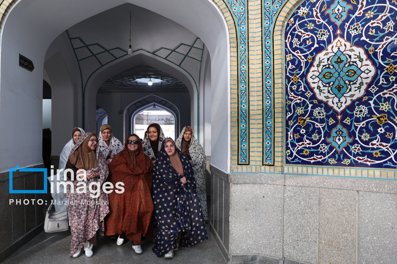  اقامه نماز باران حرم حضرت عبدالعظیم حسنی (ع)