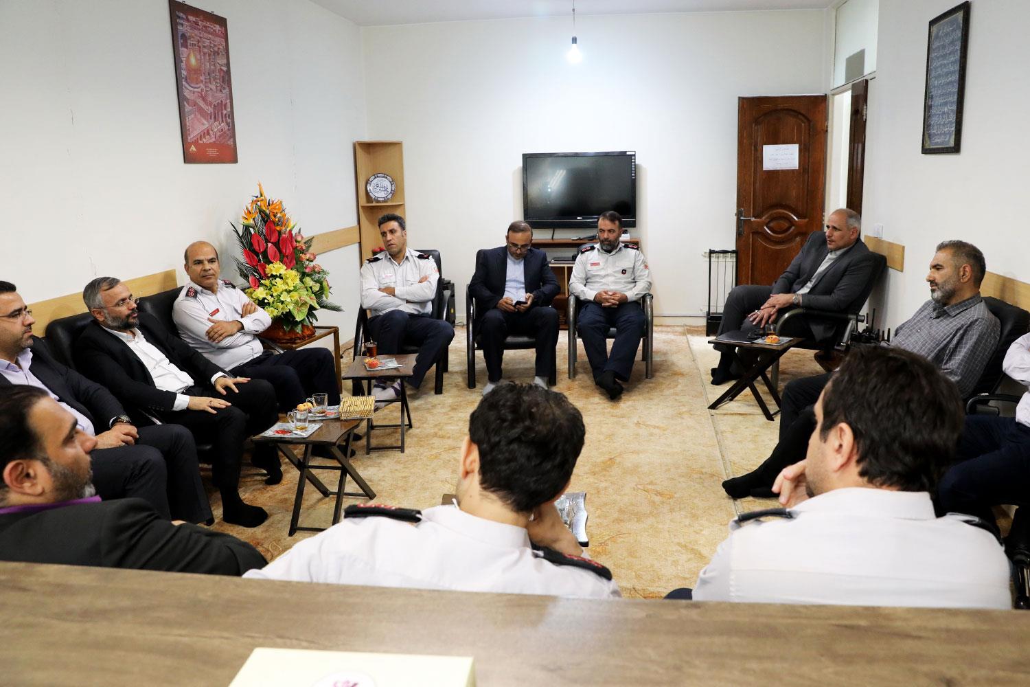 تقدیر معاونت اجرایی مجلس از آتش نشانان