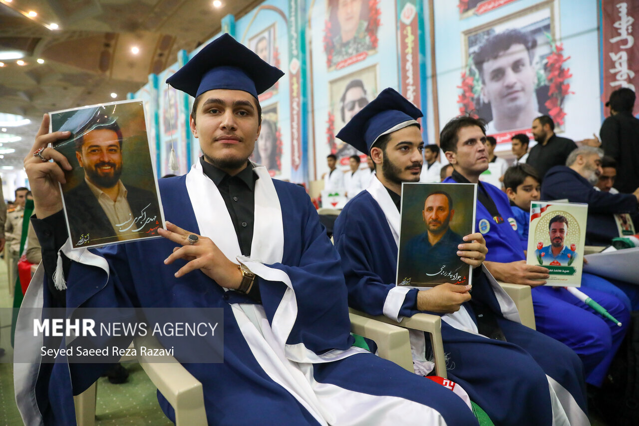 مراسم اربعین شهدای اقتدار ایران