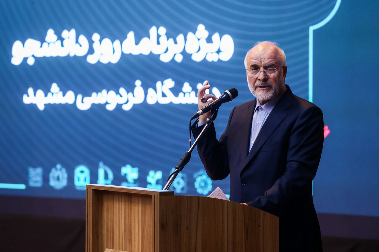 مراسم بزرگداشت روز دانشجو  با حضور قالیباف