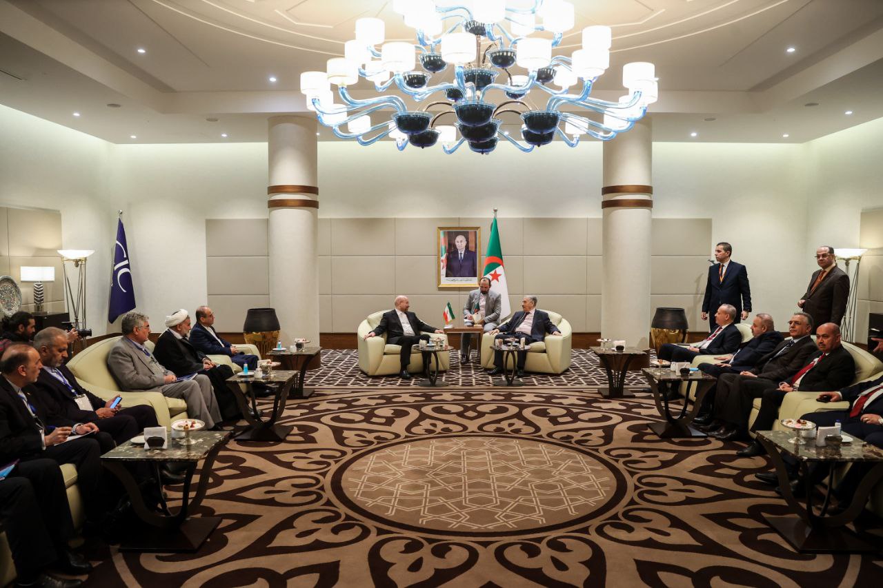 دیدار رئیس مجلس امت الجزایر با محمدباقر قالیباف