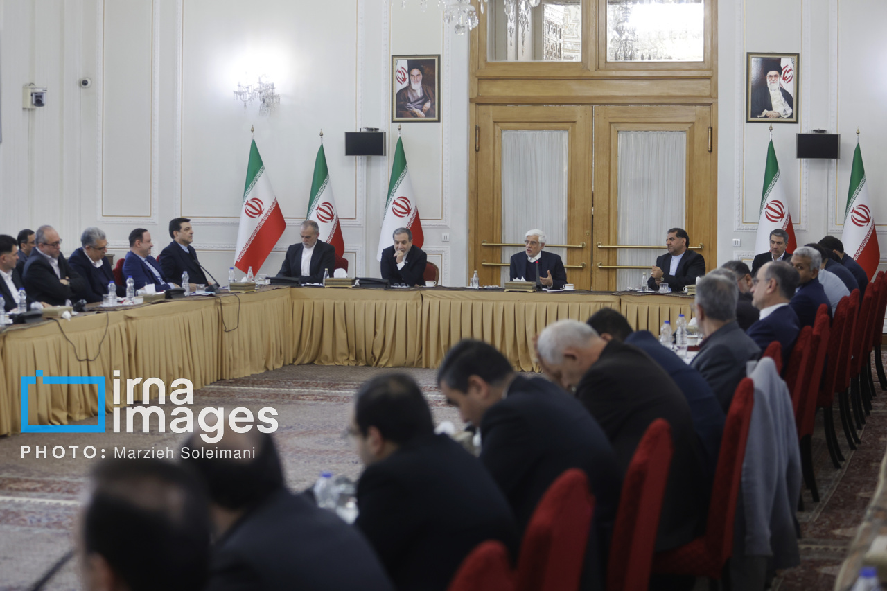 جلسه ستاد هماهنگی روابط اقتصادی خارجی با حضور عارف