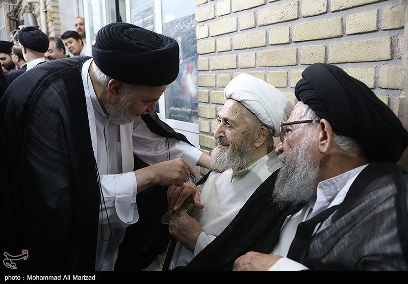  مراسم ترحیم و بزرگداشت همسر آیت‌الله سیستانی در قم