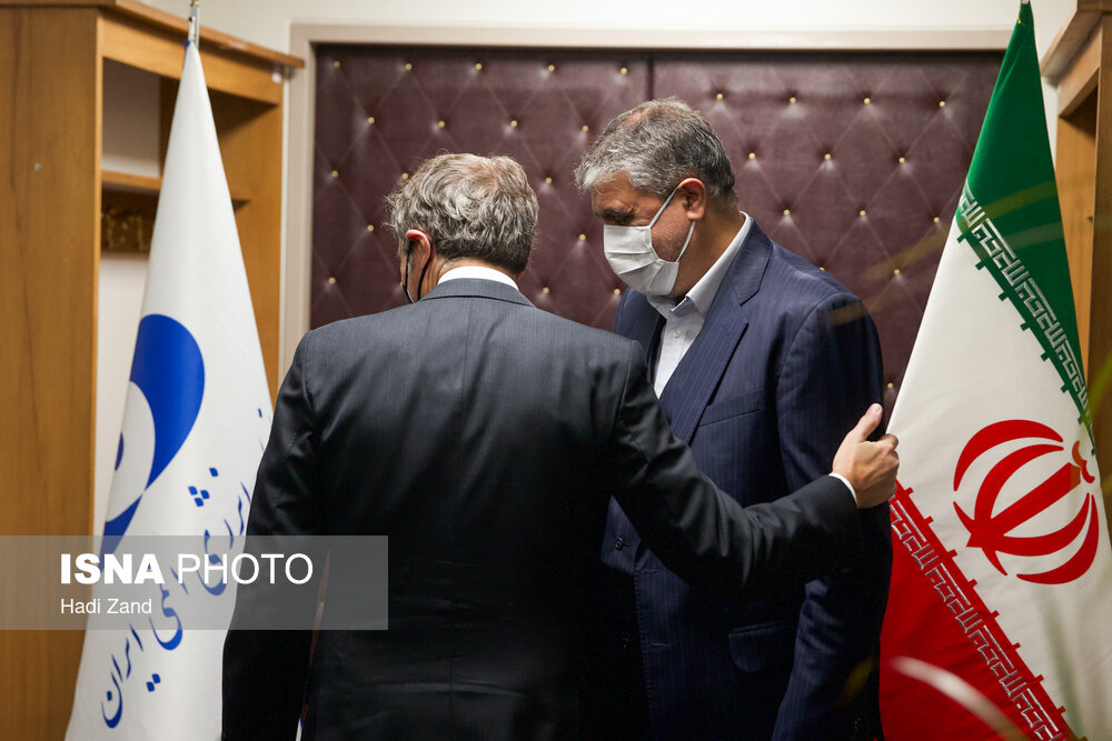 دیدار رافائل گروسی با محمد اسلامی