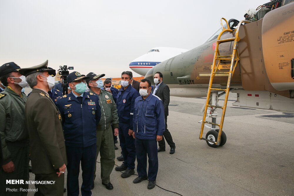 مراسم تحویل هواپیماها و بالگردهای بازامد شده به نیروهای مسلح 