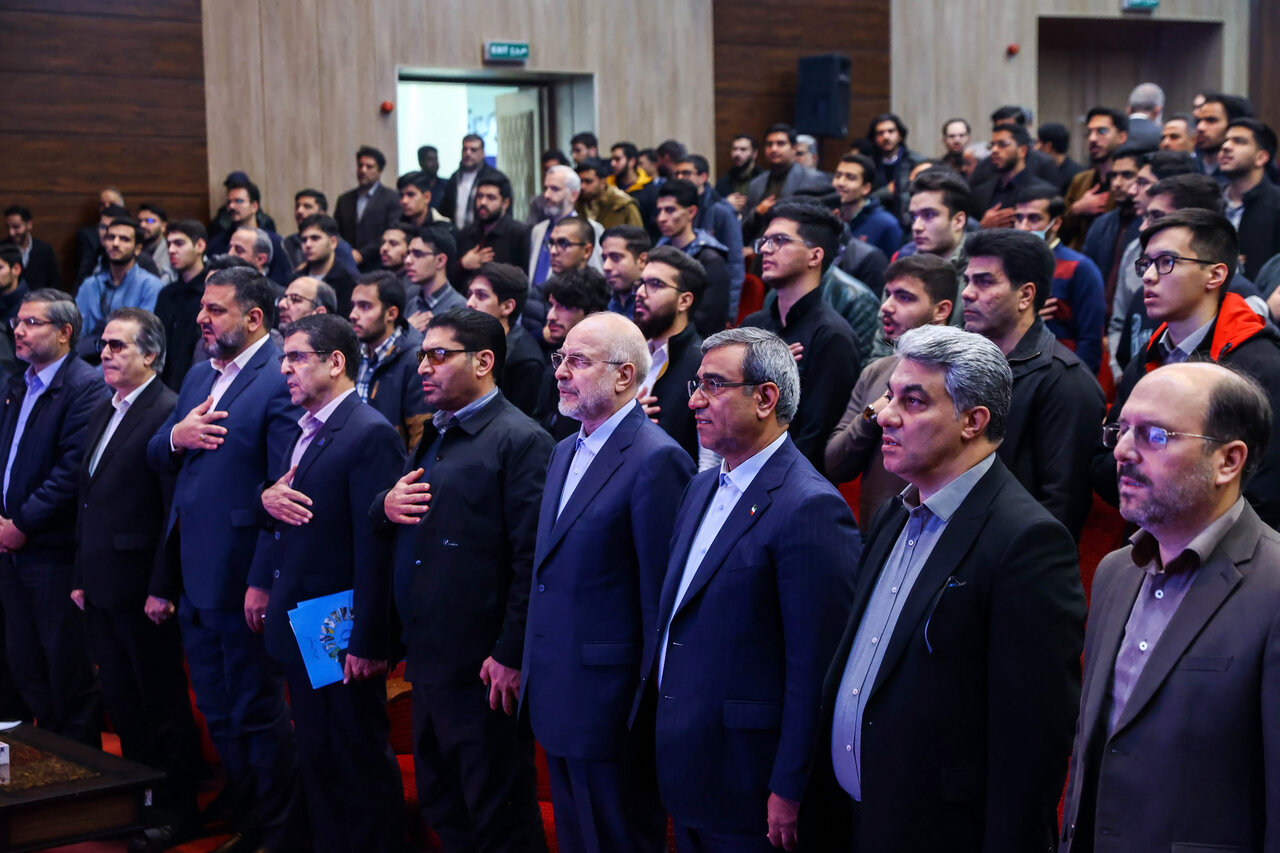 مراسم بزرگداشت روز دانشجو  با حضور قالیباف