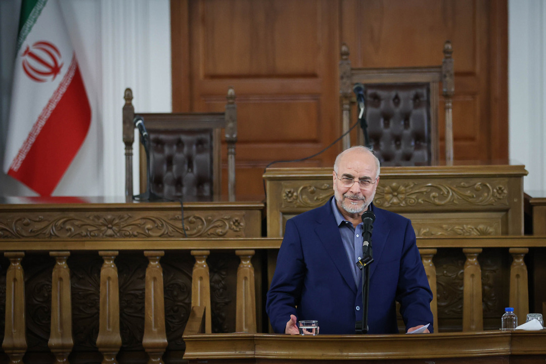 حضور و سخنرانی قالیباف در نشست هوش مصنوعی