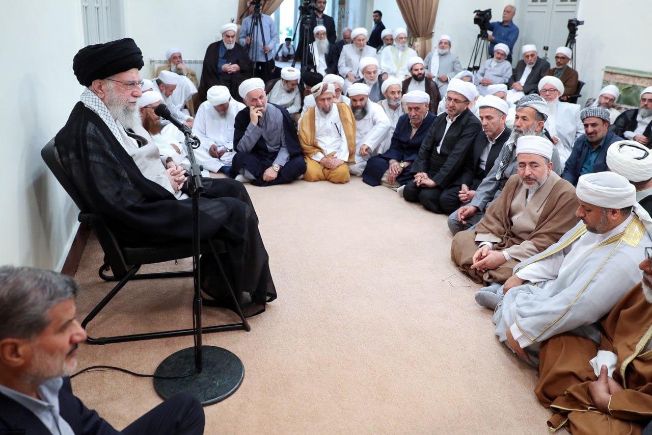 دیدار بزرگان اهل سنت با رهبر انقلاب 