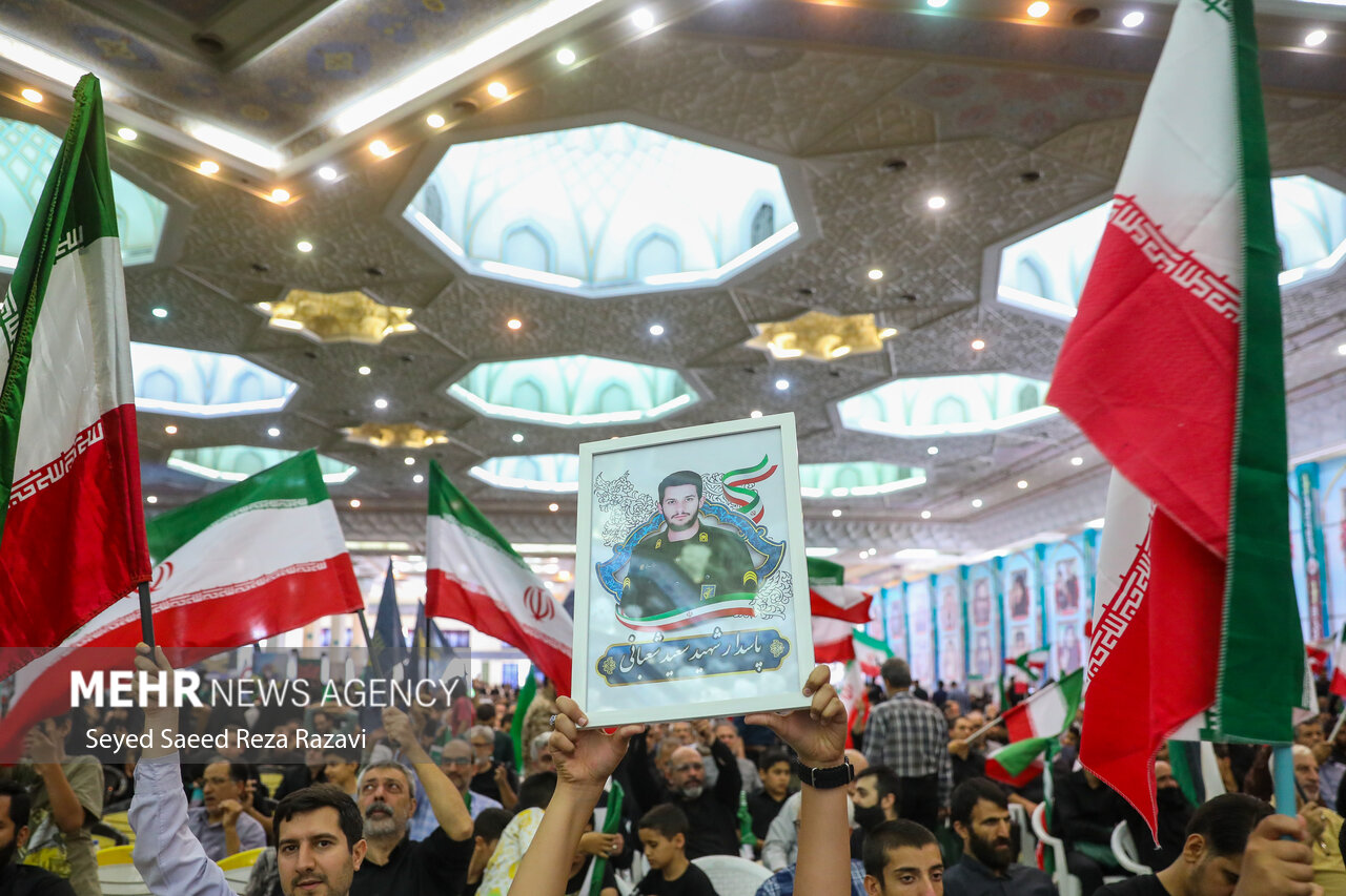 مراسم اربعین شهدای اقتدار ایران