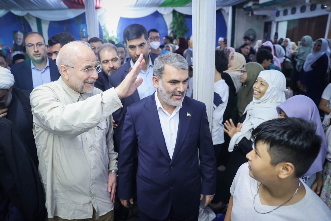 حضور قالیباف در مرکز فرهنگی اسلامی اندونزی