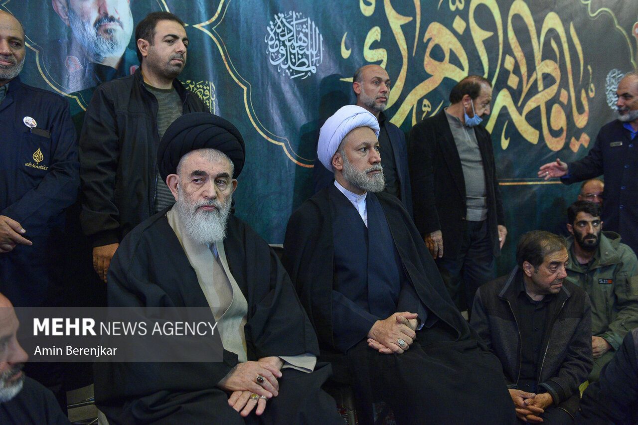 مراسم چهلمین روز شهدای شاهچراغ(ع) با حضور رئیس مجلس