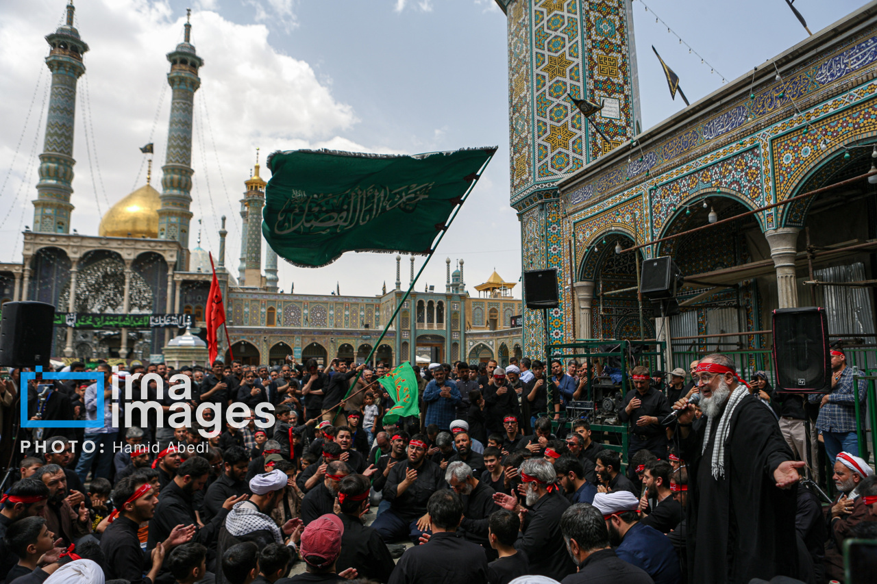 عزاداری شهادت امام جعفر صادق (ع) در قم