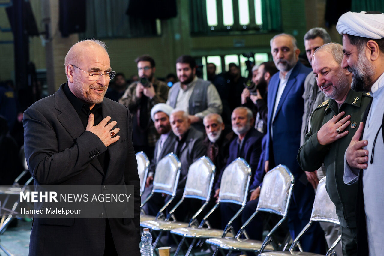 قالیباف در مراسم سیزدهمین سالگرد شهادت سردار شهید حسن طهرانی مقدم