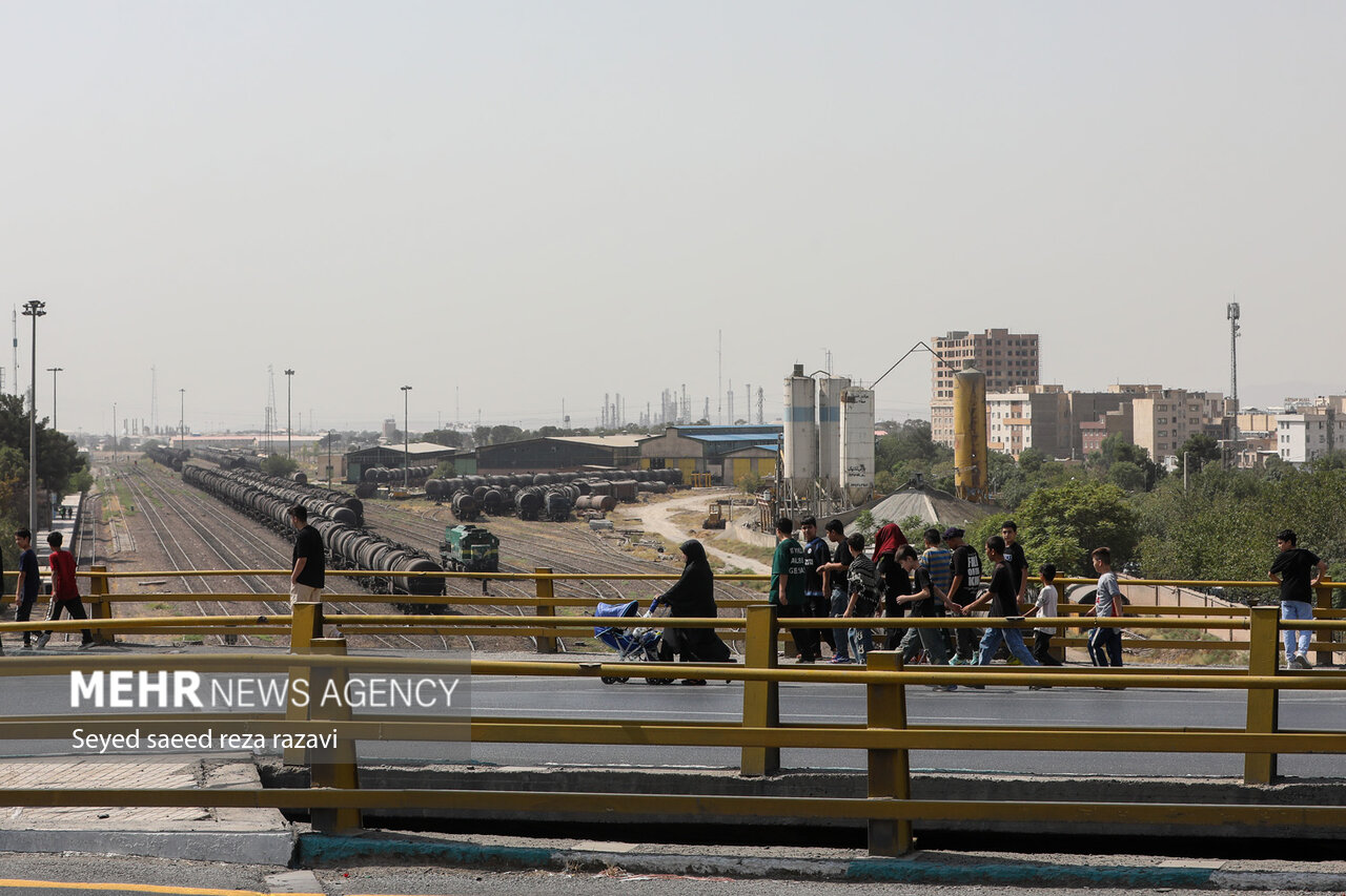  مراسم پیاده‌روی جاماندگان اربعین