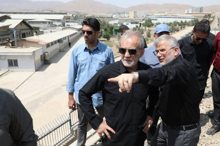 بازدید رئیس‌جمهور از پروژه‌های عمرانی‌ البرز