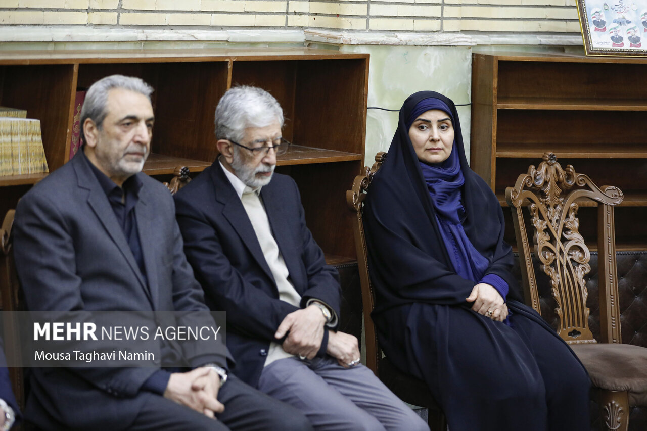 مراسم ترحیم پدر دریادار شهرام ایرانی فرمانده نداجا