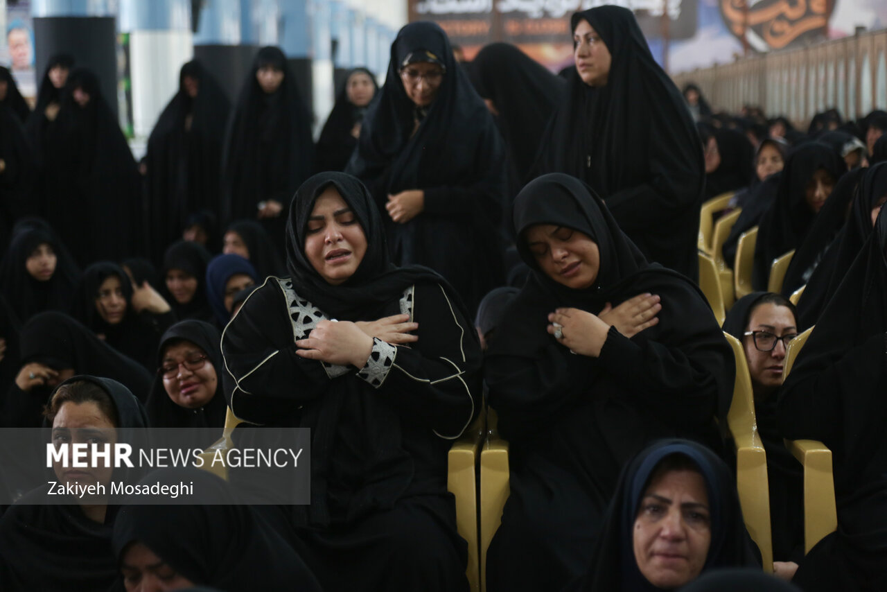 تشییع پیکر مطهر شهدای حملات رژیم صهیونیستی