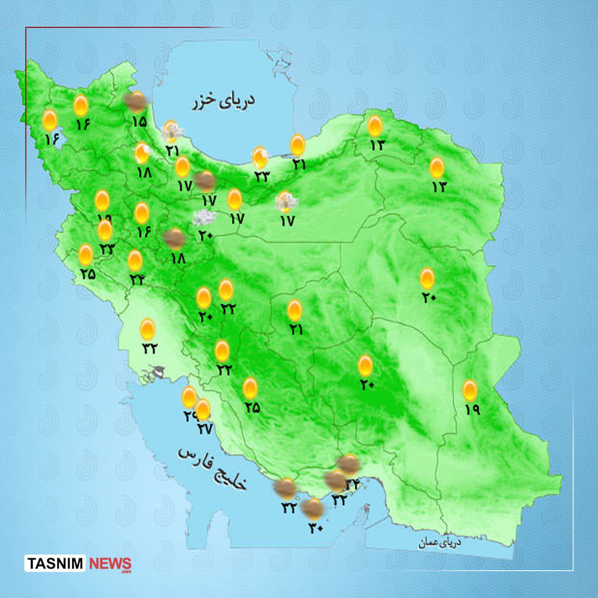 هوای استانها