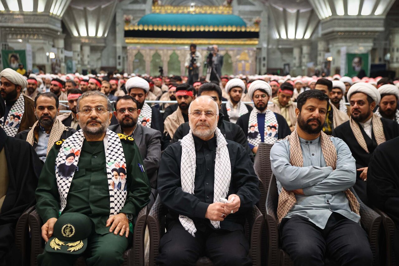 قالیباف در کنگره ۳۰۰۰ نفری مسئولان بسیج دانشجویی 