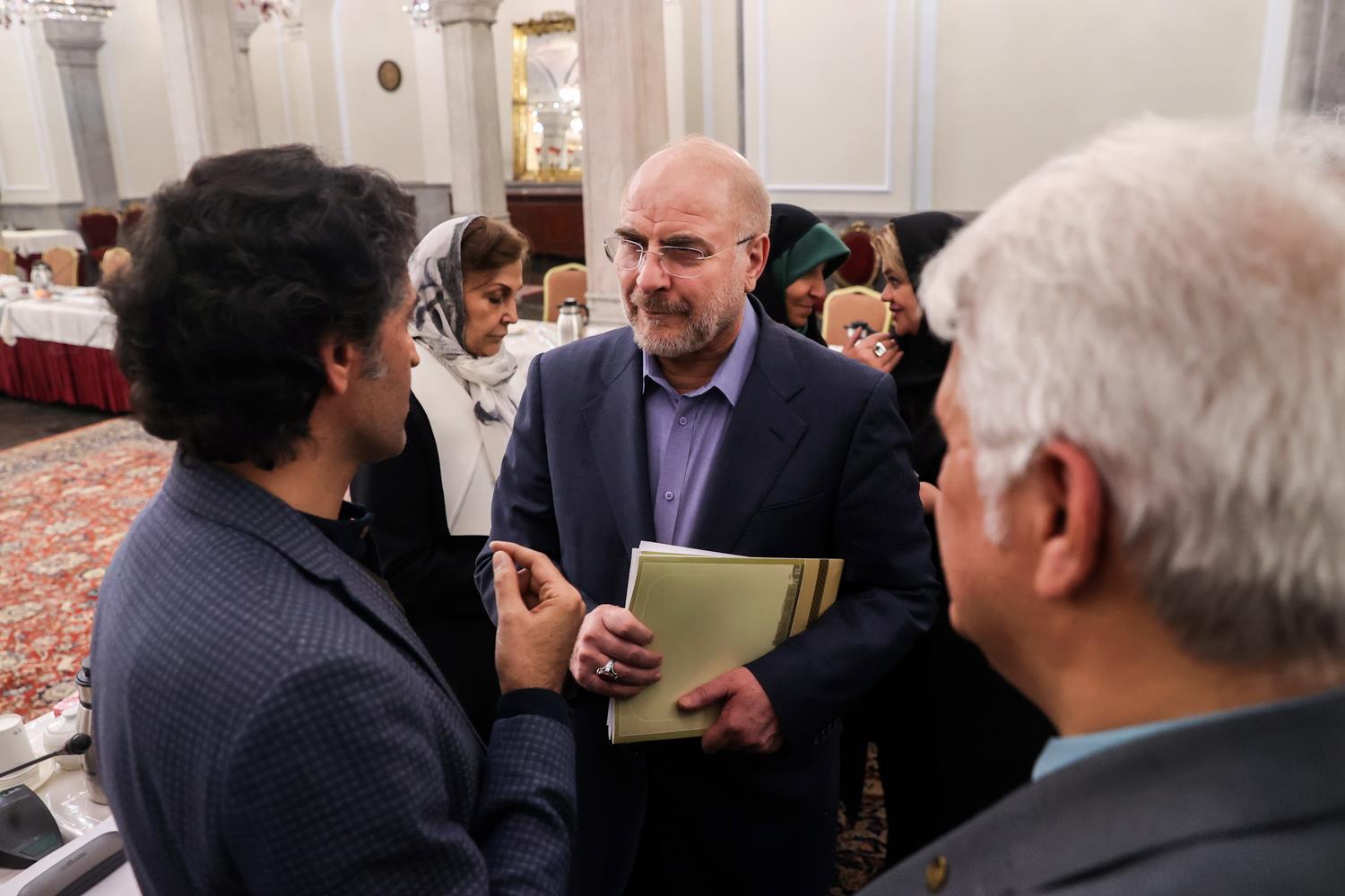 تصاویر دیدار اعضای تشکل‌های مهندسی با قالیباف