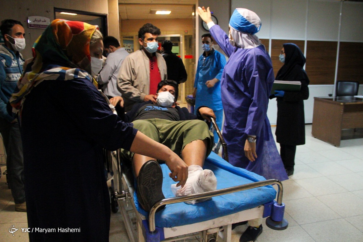 مصدومان چهارشنبه آخر سال