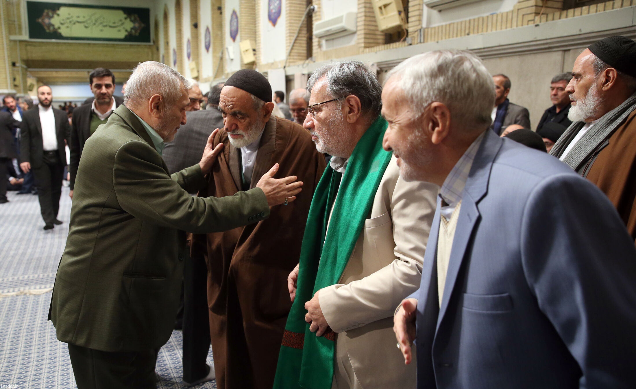 دیدار مداحان اهل‌بیت علیهم‌السلام با رهبر انقلاب