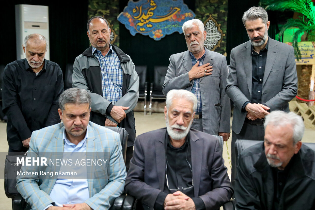 مراسم وداع با پیکر مطهر شهید محمدحسن زارعی