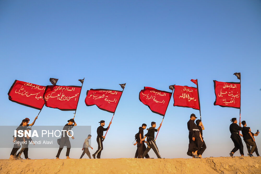 آغاز پیاده روی زائران اربعین از مسیر «رأس‌البیشه» عراق