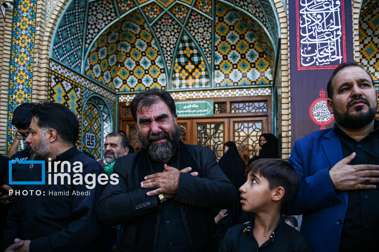 عزاداری شهادت امام رضا (ع) در حرم مطهر حضرت معصومه (س)