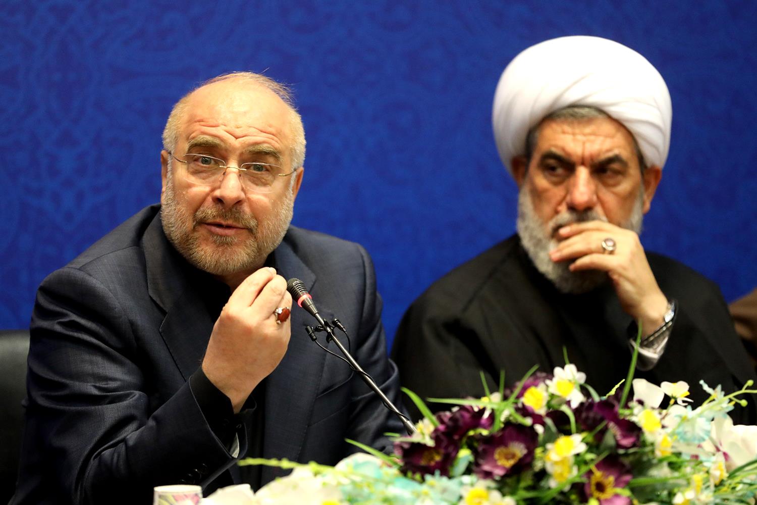 حضور قالیباف در شورای اداری شهرستان بوئین‌زهرا