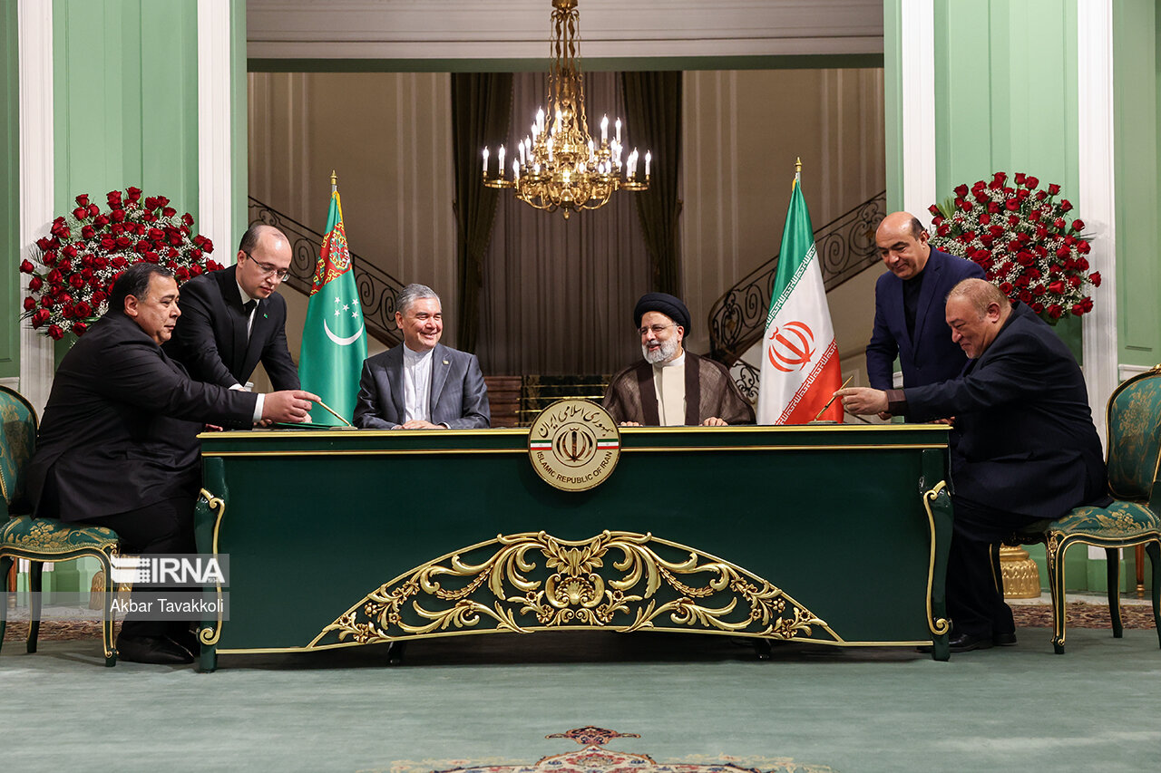 دیدار رییس شورای مصلحت ترکمنستان با رئیس جمهور