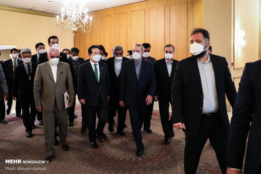 دیدار نخست وزیر کره جنوبی با لاریجانی