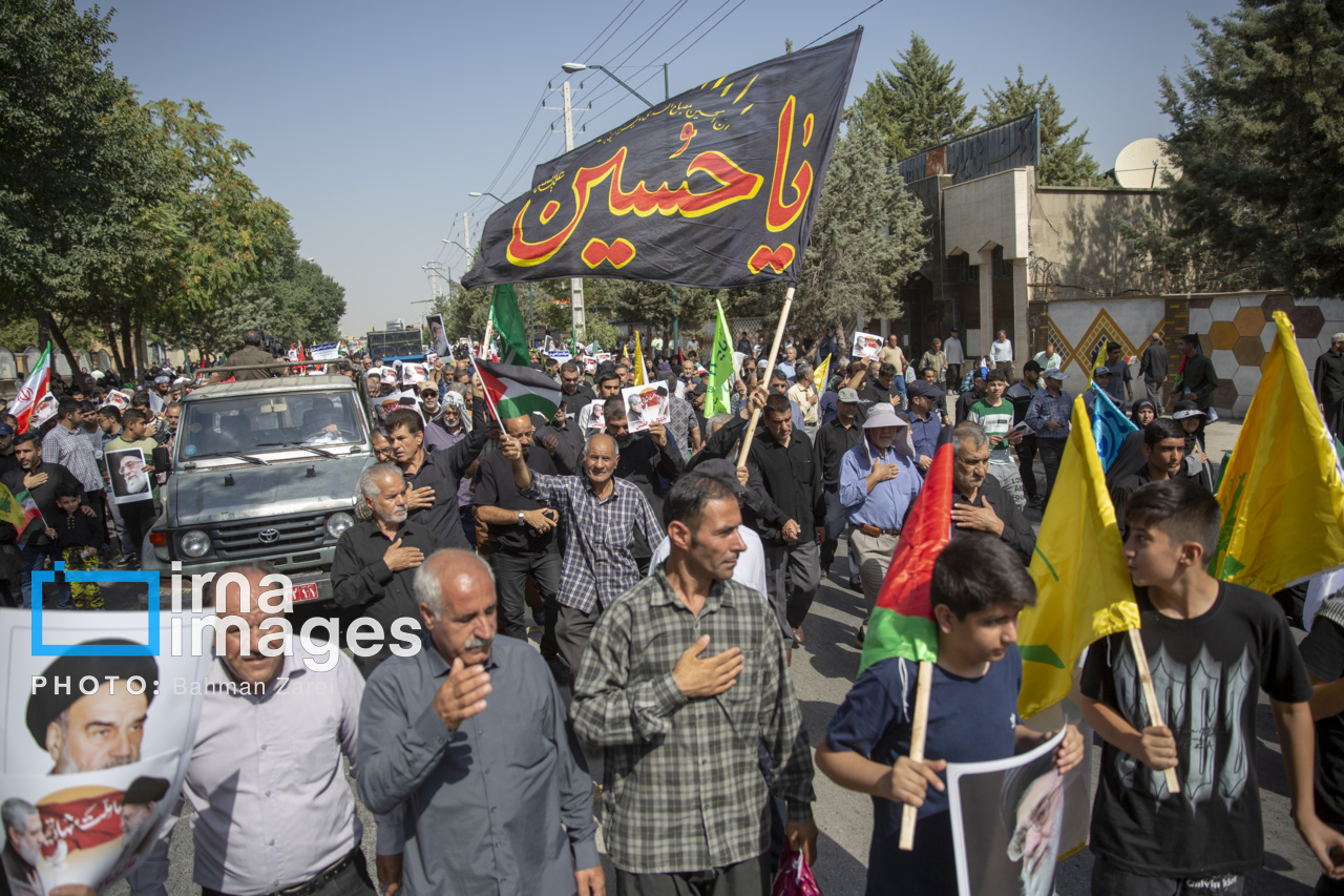 راهپیمایی جاماندگان اربعین حسینی در استانها