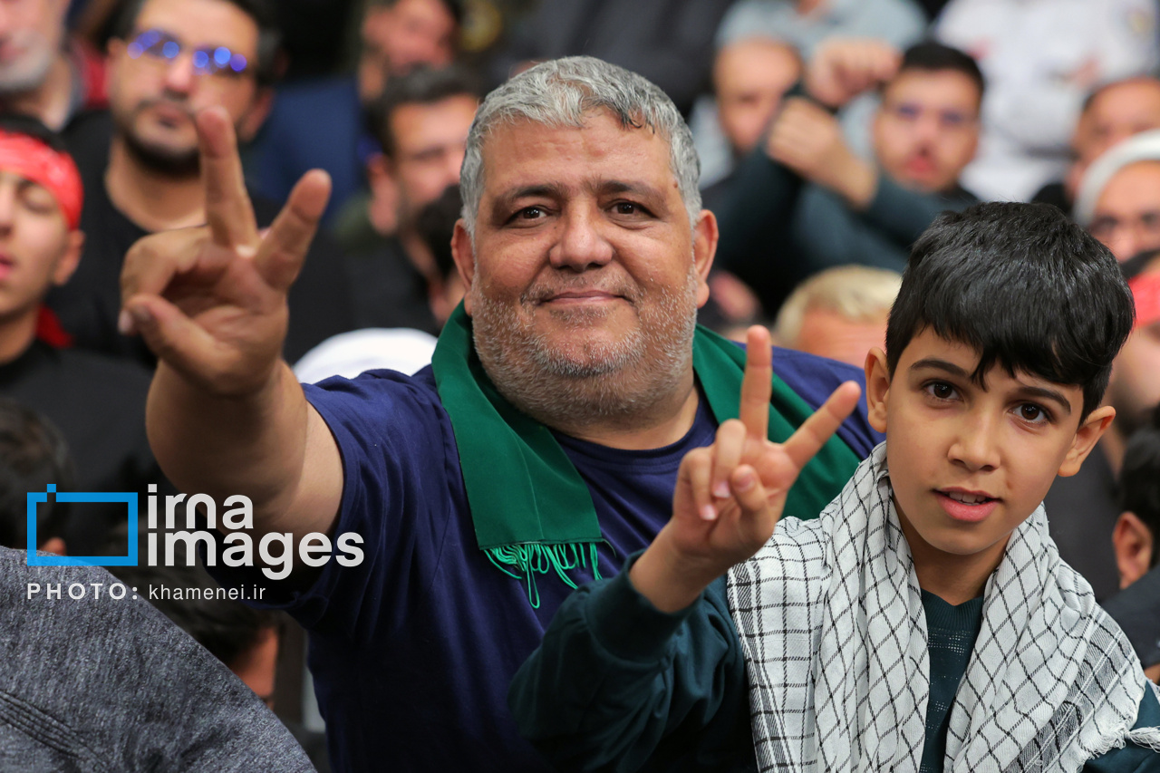 دومین شب عزاداری ایام فاطمیه با حضور رهبر انقلاب