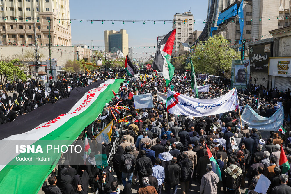  مراسم راهپیمایی روز جهانی قدس در مشهد