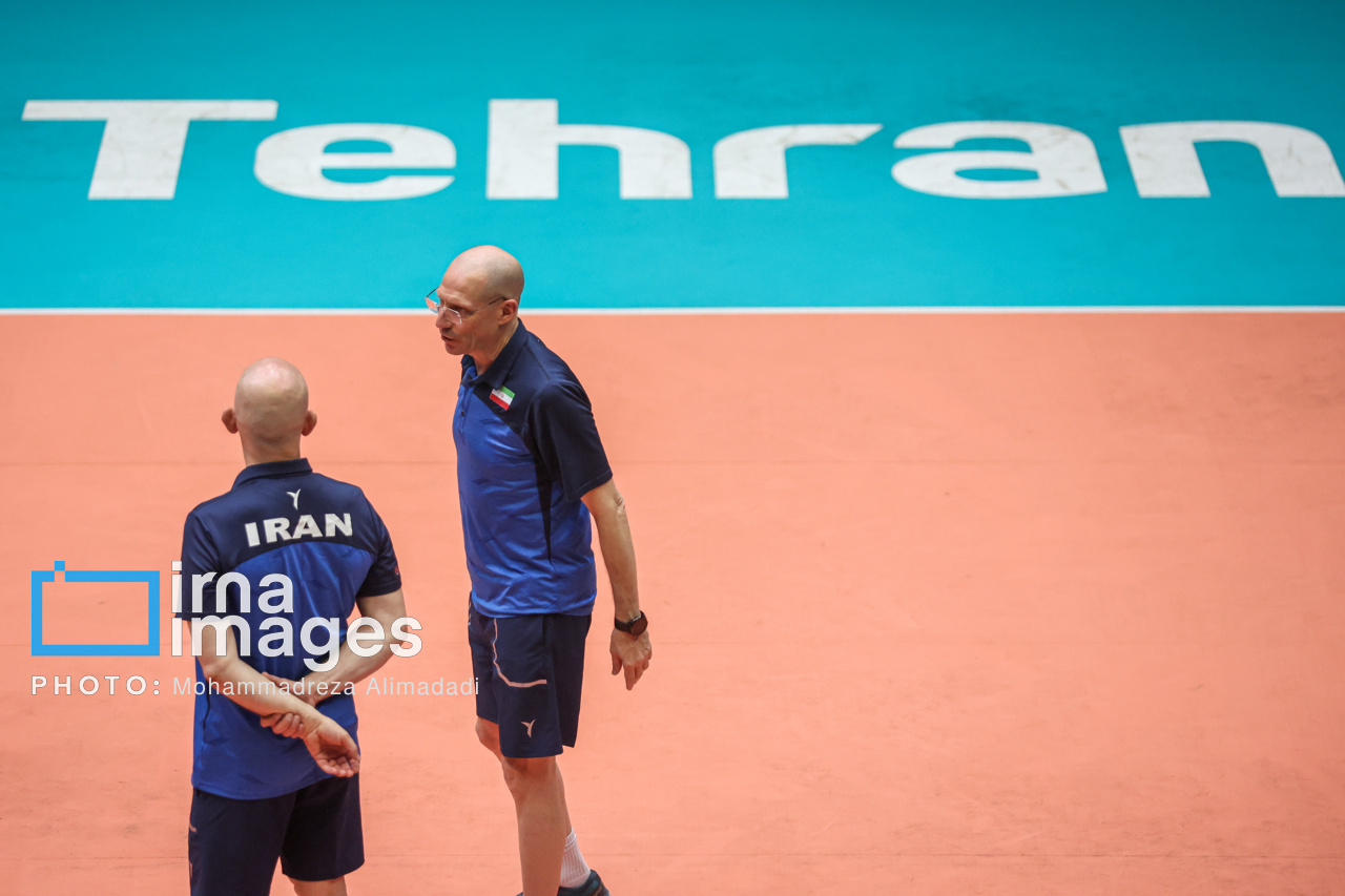 تمرین تیم ملی والیبال